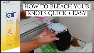 EASY WAY TO BLEACH KNOTS  STEP BY STEP TUTORIAL BLEACH KNOTS CLOSURE WIG  South Africa foxyraw [upl. by Sula]