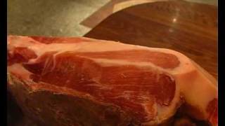 Guia de corte del Jamón Serrano Español [upl. by Neron]