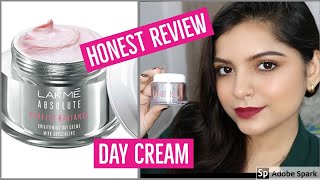 LAKME ABSOLUTE PERFECT RADIANCE DAY CREAM HONEST REVIEW [upl. by Suillenroc722]