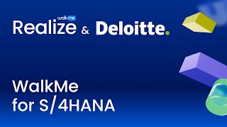 How Deloitte Leveraged WalkMe for SAP S4HANA Implementation Success [upl. by Essej133]