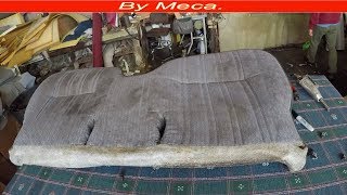 How to make toyota tacoma bench seat cover part 13 By Meca [upl. by Kealey]