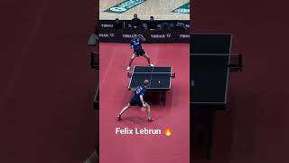 Felix Lebrun 🔥🏓💯 tabletennis rally pingpong [upl. by Abey]