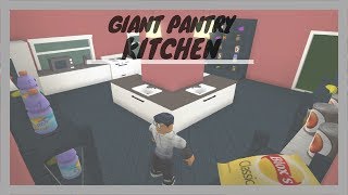 How To Build A Giant Pantry  Kitchen  Welcome To Bloxburg  Speed Build [upl. by Dobb]