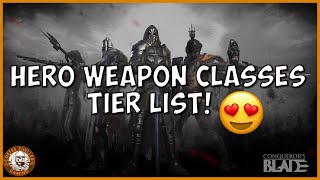 Conquerors Blade Hero Weapon Classes Best Tier List [upl. by Allveta]