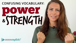 POWER or STRENGTH 💪🏼 Confusing English Vocabulary [upl. by Teloiv]