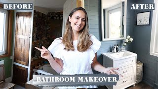 EXTREME DIY BATHROOM 12 DAY MAKEOVER RENOVATION  Laura MelhuishSprague [upl. by Buford]