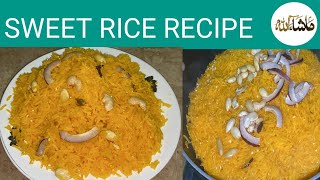 Zarda recipe  meethe chawal recipe  sweet rice recipe [upl. by Adelbert]