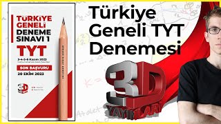 Türkiye Geneli TYT Deneme Sınavı Duyurusu 3D Yayınları [upl. by Koralle]