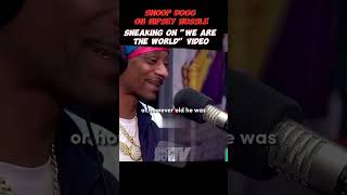 Snoop Dogg On Nipsey Sneaking On quotWe Are The Worldquot Video 😂 [upl. by Irved742]