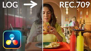 Comment étalonner un LOG sur Davinci Resolve 18 [upl. by Micheline]