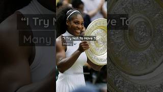 I Try Not to Have TOO Many R —Serena Williams dailyfamousquotes inspiring quotes shorts [upl. by Ramahs128]