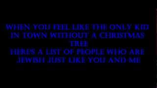 The Chanukah Song Adam Sandler karaoke wmv [upl. by Groh]