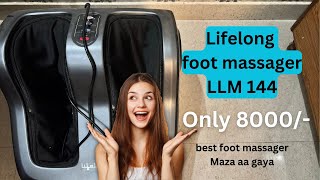 Lifelong LLM144 Foot Massager review and experience footmassager lifelong [upl. by Biebel304]