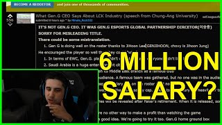 GenG LeaderShip Talks About T1 amp Fakers INSANE Salary [upl. by Jari402]