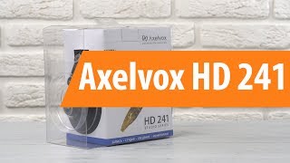 Распаковка Axelvox HD 241  Unboxing Axelvox HD 241 [upl. by Naitsirhk]