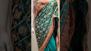 Jaipuria silk with Resham work designer saree youtubeviral youtubeshorts viralshort viralreels [upl. by Grata]