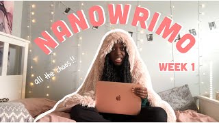 nanowrimo vlog 2021  week one [upl. by Barbabas]