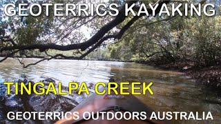 Virtual Kayak TimeLapse  Tingalpa Creek Brisbane  Geoterrics Outdoors Australia [upl. by Bergmans907]