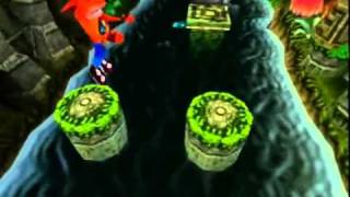 Guia Crash Bandicoot 2 100 level 11 Gema amarilla 1432 [upl. by Tomkin]