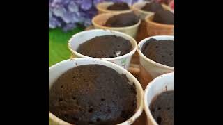 Homemade Chocolate Cake Muffins in Two process in a Tea Cup cake ‎shreyashikitchen [upl. by Attem]