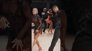 Artur Balandin and Anna Salita Cha Cha Cha  Quarterfinal 2024 WDSF GrandSlam Latin Calvià [upl. by Seaden]