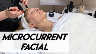 My First Professional Microcurrent Facial with Valentina Belova Over 40 [upl. by Navlys372]