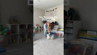 Montessori Playroom  Toy Rotation  9 month old playroom inspo 🫶🏻✨ montessorimom toyrotation [upl. by Nomde]