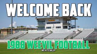 Weevil Football  Welcome Back 1988 Football [upl. by Yanffit]