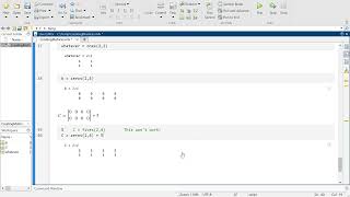 Creating Matrices of Ones and Zeros in Matlab [upl. by Durante]