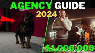 GTA ONLINE AGENCY GUIDE EXPLAINING HOW TO USE IT 2024 [upl. by Hercule]