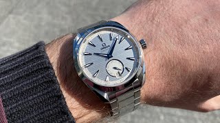 Omega Seamaster Aqua Terra 150M small second 41 mm silver dial [upl. by Nnayelsel]