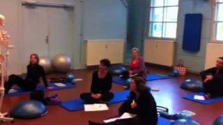 Pilates  פילאטיס  Daniella Mallach In HollandTeaching Biomechanics [upl. by Ekram]