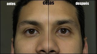 Cómo hacer las cejas para hombres  Diseño de cejas  Tole Tole [upl. by Beall]