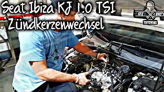 Seat Ibiza KJ 10 TSI  Zündkerzen wechseln  Drehmomentwerte  Spark Plugs replacement [upl. by Tarah]