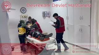 DEVREKANİ DEVLET HASTANEMİZDE HASTANE AFET PLANI TATBİKATI YAPILDI [upl. by Ynahpit27]