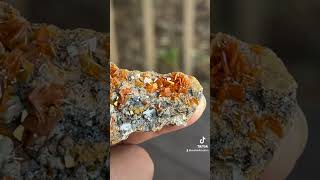 Wulfenite from China mineral crystals minerals gemstone [upl. by Naivad]