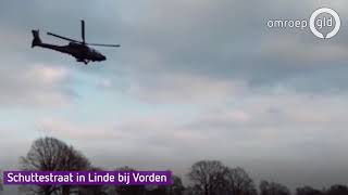 Defensiehelikopters vliegen wel heel erg laag in de Achterhoek [upl. by Oakie]