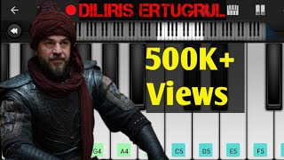 Dirilis Ertugrul Music Tutorial  Mobile Piano Cover [upl. by Sundin725]