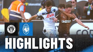 Amichevole StPauliAtalanta 30 gli highlights [upl. by Volkan]