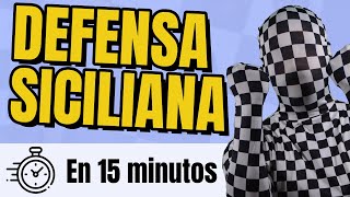 DEFENSA SICILIANA ENIGMÁTICA ✅  Aperturas de ajedrez con negras contra e4 [upl. by Hollyanne]