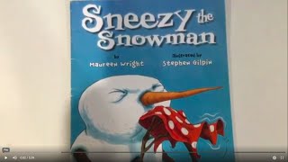 Sneezy the Snowman  Read Aloud  Unicorn Storytime [upl. by Elrod]