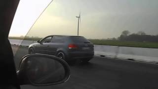 VW Golf 5 R32 vs Audi A3 V6 [upl. by Cinderella648]