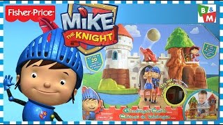 Castelo do Mike o Cavaleiro  Mike the Knight Glendragon Castle toy playset from Fisherprice [upl. by Stuckey]