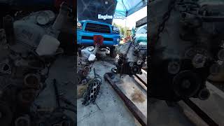 Toyota engine swap acekustoms automobile mechanic trucks cars toyota chevy gm engine swap [upl. by Halie374]