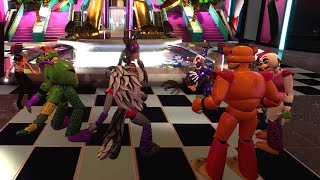 Playing as everyone to hunt kill Afton Burntrap  Five Nights at Freddys Security Breach [upl. by Gresham]