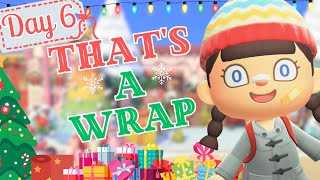 Day 6 WINTER CHRISTMAS ACNH ISLAND  ACNH GIFT WRAPPING AREA BUILD  ANIMAL CROSSING NEW HORIZONS [upl. by Ahseihs]