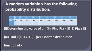 MA3355MA3391 MA3303 Probability and Random Variables Discrete random variable  Problem in Tamil [upl. by Vidda]