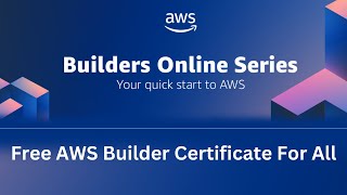 AWS Builders Online Series 2024  Amazon Event  Get Free AWS Certificate  Register Now [upl. by Atsillak]