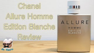 Chanel Allure Homme Edition Blanche Review English Version Fragrance Review 30 [upl. by Elatan777]