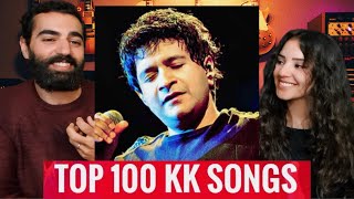 🇮🇳 REACTING TO Top 100 Songs of KK  Hindi Songs  Random Ranking foreigners reaction [upl. by Leinaj960]